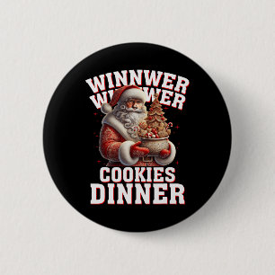 Macaron Rond 5 Cm Gagnant Cookies Dîner Père Noël Funny Trump Chr