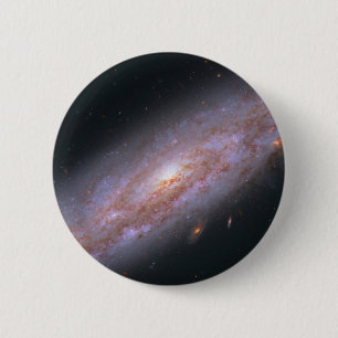 Macaron Rond 5 Cm Galaxie Spirale Ngc 3972.