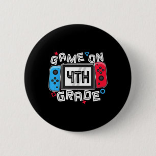 Macaron Rond 5 Cm Gamer Ck Pour Aller à L'école Drôle De Jeu Sur Les