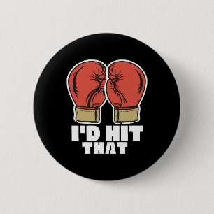 Macaron Rond 5 Cm Gants de boxe