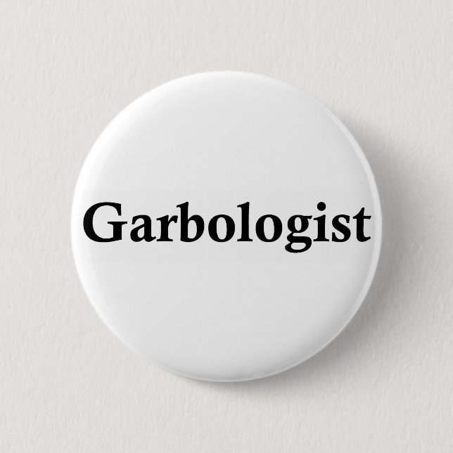 Macaron Rond 5 Cm Garbologist (Devant)