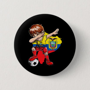 Macaron Rond 5 Cm Garçon de Colombie avec un maillot de Colombie fai