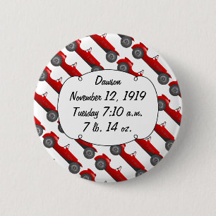 Macaron Rond 5 Cm Garçons Chambre classique Cadeaux de voiture Sweet