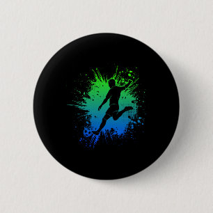Macaron Rond 5 Cm Garçons de football Footbyller Enfants