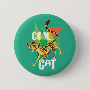 Macaron Rond 5 Cm Garde de Lion  Cat Fuli Cool