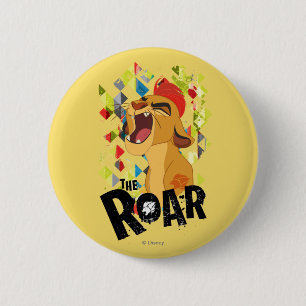 Macaron Rond 5 Cm Garde-lions   Kion Roar