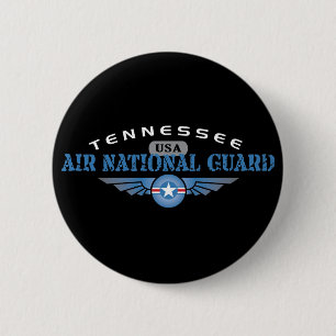 Macaron Rond 5 Cm Garde nationale d'air du Tennessee