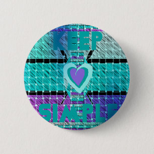 Macaron Rond 5 Cm Gardez-le simple