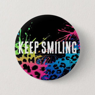Macaron Rond 5 Cm Gardez le Sourire