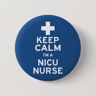 Macaron Rond 5 Cm Gardez l'infirmière calme de NICU