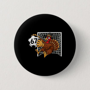 Macaron Rond 5 Cm Gardien de but Turquie Football 67 Six Sept Garçon