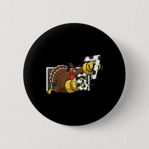 Macaron Rond 5 Cm Gardien de but Turquie Football 67 Six Sept Garçon
