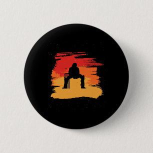 Macaron Rond 5 Cm Gardien de guichet cool Joueur pour les sportifs d