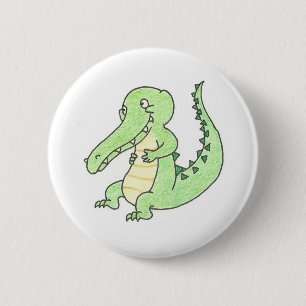 Macaron Rond 5 Cm Gary le bouton d'alligator