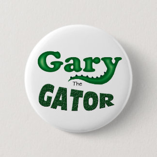 Macaron Rond 5 Cm Gary le bouton de logo d'alligator