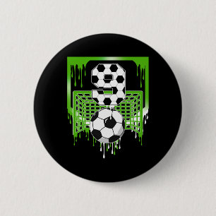 Macaron Rond 5 Cm Gâteau d'anniversaire 9 ans Football Crème glacée