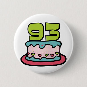 Macaron Rond 5 Cm Gâteau d'anniversaire de 93 ans