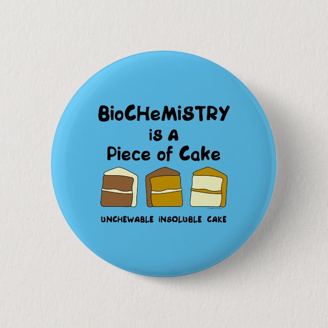 Macaron Rond 5 Cm Gâteau de biochimie (Devant)