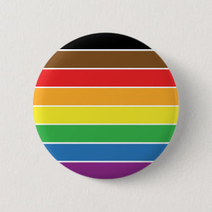 Macaron Rond 5 Cm Gay pride - Drapeau Gay pride BLM - Arc-en-ciel