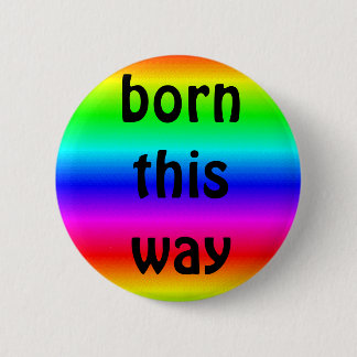 Macaron Rond 5 Cm gay pride : soutenu de cette façon