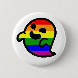 Macaron Rond 5 Cm Gaysper - Emotion de fantôme Gay pride - T-Shirt L