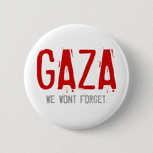 MACARON ROND 5 CM GAZA, GUERRE DE 2008-2009