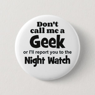Macaron Rond 5 Cm Geek Night Watch bf