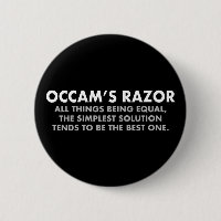 Geek scientifique de définition de Razor d'Occam