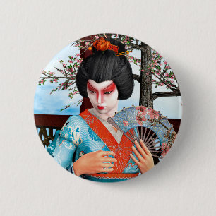 Macaron Rond 5 Cm Geisha