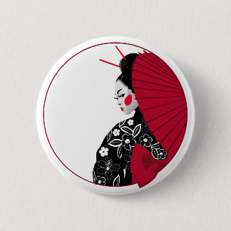 Macaron Rond 5 Cm Geisha