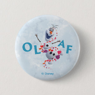 Macaron Rond 5 Cm Gelé 2 : Olaf Dans La Brise