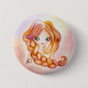 Macaron Rond 5 Cm Gémeaux