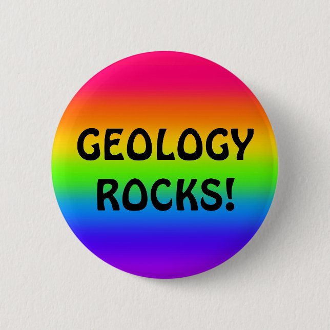 MACARON ROND 5 CM GÉOLOGIE ROCKS! (Devant)
