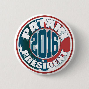 Macaron Rond 5 Cm George Pataki pour le président en 2016
