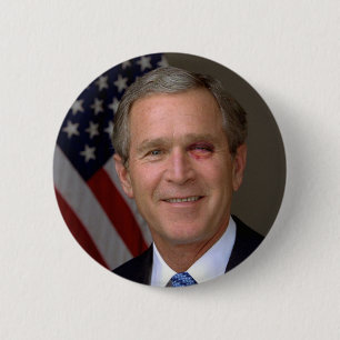 Macaron Rond 5 Cm George W. Bush