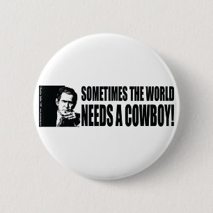 Macaron Rond 5 Cm George W. Bush