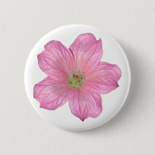 Macaron Rond 5 Cm Géranium rose