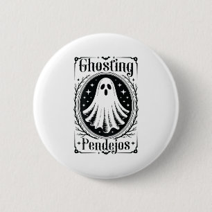 Macaron Rond 5 Cm Ghosting Pendejos Funny Mexicain Ghost Halloween (