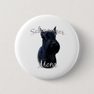 Macaron Rond 5 Cm Giant Schnauzer Maman 2