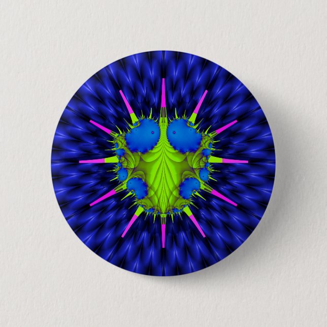 Macaron Rond 5 Cm Giardia Bug (Devant)