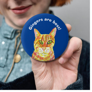 Macaron Rond 5 Cm Gingers sont les meilleurs gingembre chat rousse t