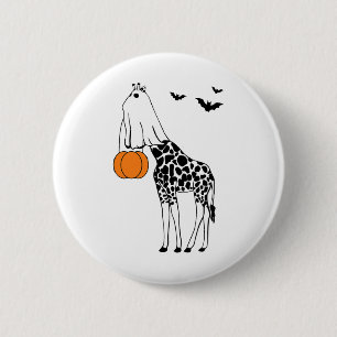 Macaron Rond 5 Cm Giraffe Halloween Drôle Halloween Costumes de tenu