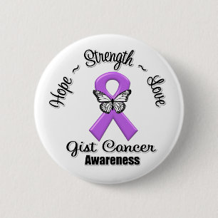 Macaron Rond 5 Cm GIST Cancer Hope Force Love