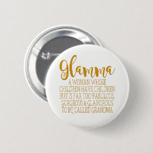 Macaron Rond 5 Cm Glamma - grand-maman fabuleuse