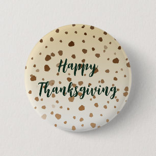 Macaron Rond 5 Cm Glands de Thanksgiving