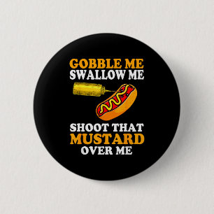 Macaron Rond 5 Cm Glizzy Gobbler Drôle Glizzy Mème Amoureux Hot Dog