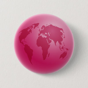 Macaron Rond 5 Cm Globe rose