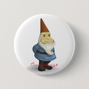 Macaron Rond 5 Cm Gnome de vacances d'hiver Thunder_Cove