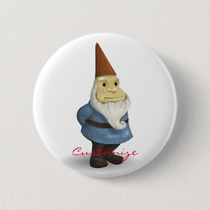 Macaron Rond 5 Cm Gnome des Fêtes d'hiver Thunder_Cove