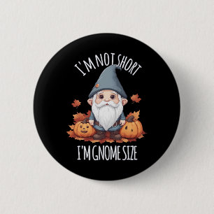 Macaron Rond 5 Cm Gnome Mignon Fantaisiste en Automne